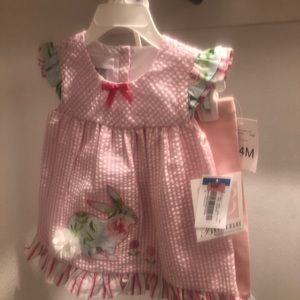 NWT Bonnie Baby Easter 2 Piece Outfit